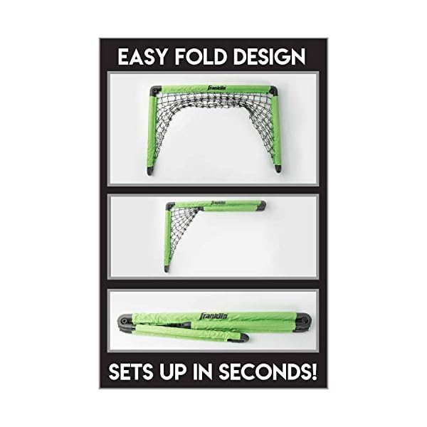 Franklin Sports Kids Mini Soccer Goal Set Backyard/Indoor Mini Net
