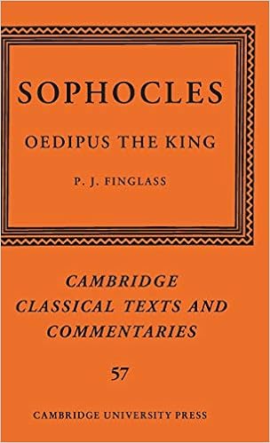 Amazon Com Sophocles Oedipus The King Cambridge Classical Texts And Commentaries Series Number 57 9781108419512 Finglass P J Books
