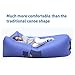 EasyGo Products Best Selling Woohoo 3.0 Giant Outdoor Inflatable Lounger With Carry Bag - Patent Pending, BLUE