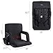 Sportneer Stadium Seats for Bleachers, Bleacher Chairs with Back and Cushion Bleacher Seats with Back Support Padded Stadium Chair with Armrests 6 Reclining Positions for Sport Events Camping Beaches