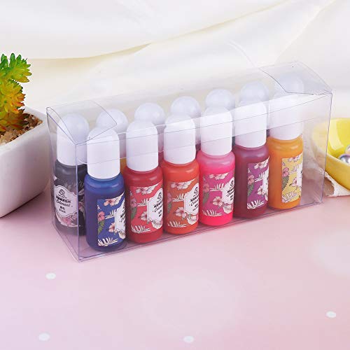 5 Pieces 30ML Crystal Epoxy Resin UV Glue 13 Liquid Pigment Nail Art Tools 12 Constellations, Pentagram, Angel wings, Naval anchor, Musical note, Cross For DIY Nail Art Accessories - Thumbnail 4