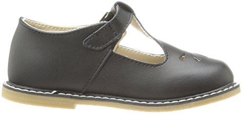 Baby Deer Stichout TS T-Strap Sandal (Infant/Toddler/Little Kid),Black,3 M US Infant