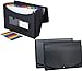 2 Pack - DecoBros Poly Expanding File Folder 13 Pockets, Letter Size, Black/Gray