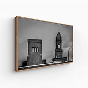 Canvas Wall Art for Living Room, Bedroom Building Framed Canvas Prints for Home Decoration Ready to Hang - 16x24 inches