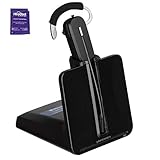 Plantronics CS540 Wireless Office Headset Bundle with Headset Advisor Wipe (Renewed)