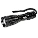 LED Tactical Flashlight by Shining Buddy | 5-Mode Military Flash Light | Portable And Zoomable Torch, Water Resistant, Adjustable Focus | 3 AAA Batteries Included and Installed!