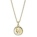 American Coin Treasures Gold-Layered Silver Mercury Dime Goldtone Coin Pendant with 18