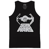 Star Wars Men's Bat Fighter Adult Tank -Black