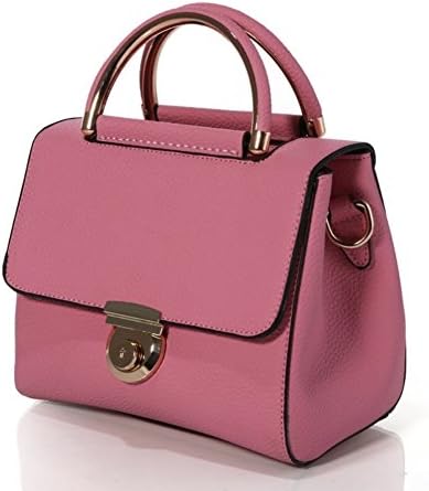 HNYEVE HB1200027C6 Fashionable PU Leather Korean Style Women's Handbag,Oval Messenger Bag