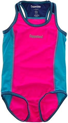 Coppertone Little Girls Bathing Swimsuit One Piece SPF50 UV Protection Swimwear