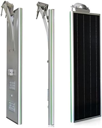 Solar LED 20W Lamp Integrated Solar LED Street Light,LED Garden Light,Solar Courtyard Light with PIR Sensor, Solar Panel+LED+Battey Built-in All in One Outdoor Light,IP65 Waterproof (20W)