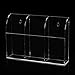 Ivosmart Wall Mount Acrylic TV Remote Control Mobile Phone Storage Holder Media Organizer Caddy