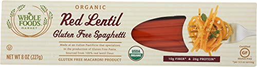 Whole Foods Market, Organic Red Lentil Gluten Free Spaghetti, 8 oz