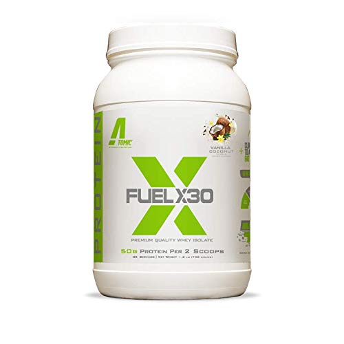 Atomic Strength Nutrition Delicious Vanilla Coconut Flavor, Fuel X30