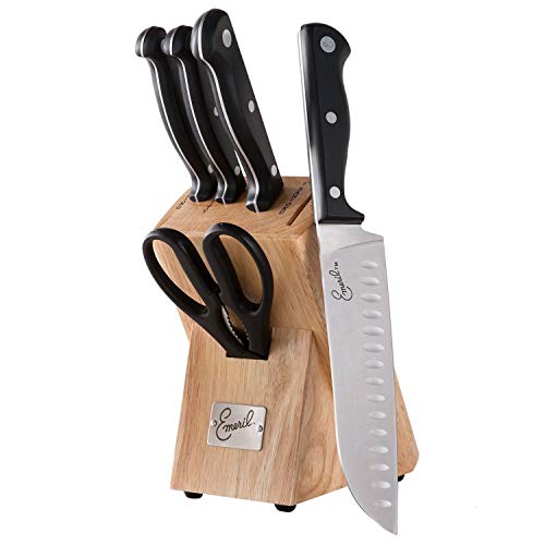 Emeril Lagasse 6Piece Knife Block Set (Natural) + Tungsten Carbide