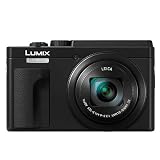 PANASONIC LUMIX ZS80 20.3MP Digital Camera, 30x 24-720mm Travel Zoom Lens, 4K Video, Optical Image Stabilizer and 3.0-inch Display - Point & Shoot Camera with Lecia Lens - DC-ZS80K (Black)