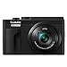 PANASONIC LUMIX ZS80 20.3MP Digital Camera, 30x 24-720mm Travel Zoom Lens, 4K Video, Optical Image Stabilizer and 3.0-inch Display – Point & Shoot Camera with Lecia Lens - DC-ZS80K (Black)
