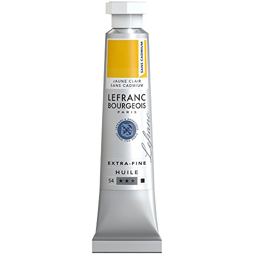 Lefranc & Bourgeois Extra Fine Lefranc Oil paints Artist Pigments, oil-based paint, Hellgelb Kadmiumfrei, 20 ml