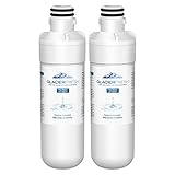 LT1000P Refrigerator Water Filter Replacement of GLACIER FRESH for LG LT1000P, LT1000PC, LT-1000PC MDJ64844601, Pack of 2