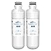 LT1000P Refrigerator Water Filter Replacement of GLACIER FRESH for LG LT1000P, LT1000PC, LT-1000PC MDJ64844601, Pack of 2 primary