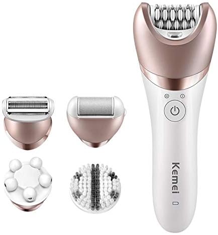 Painless Women's Hair Remover Shaver Trimmer - Effective Epilator and Hair Removal for Leg Arm Face Lip Bikini Armpits and Body - for a Flawless and Thorough Clean Skin