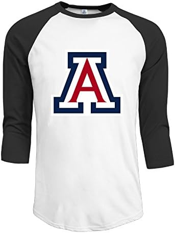 Men's Arizona Wildcats 3/4 Sleeve Raglan T-Shirt Athletic Jersey