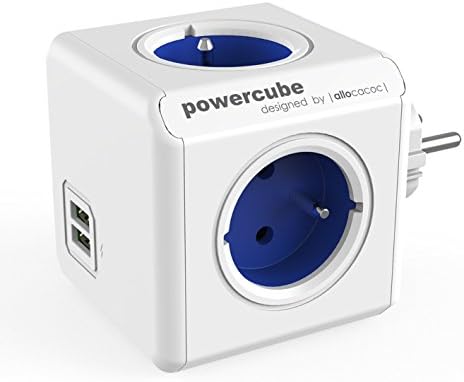 Power Cube 1202GN/DEOUPC Chargeur extendeur pour Smartphone/Tablette USB 2.1 Vert/Blanc