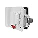 White RV Paddle Door Handle | RV Door Lactch | Entry Door Handle | Camper (Trailer) Front Door Handle | Door Knob | w/Deadbolt (2)