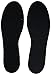 Happystep Cotton Terry Cloth Insoles, Barefoot Shoe Inserts, Sweat Absorption, Odor Control, Moisture-Wicking, Washable and Reusable, Zero Drop Shoe Insoles, 2 Pairs of Black (Women Size 9)