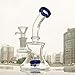 Glass Art Special-Shaped 7 Inch Tall Join 14MM Blue