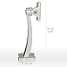 Auto Safety Aluminium Universal Indoor Outdoor Wall Ceiling Mount CCTV Security Camera Rotary Mounting Bracket PART OF TWO white