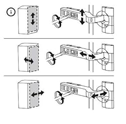UTRUSTA Hinge Pack of 2