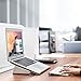 UPERGO Laptop Stand, More Wider Base for 11~17 Inches Notebooks(AP-1V), Silver