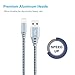 E-POWIND 3PACK [6]ft Lightning Cable with Ultra-compact Connector Charging Cable Cord For iPhone7/7plus/6/6plus/6s/6splus,iPhone 5/SE, iPad, iPod on Latest IOS10.Latest Version(GRAY BLUE)