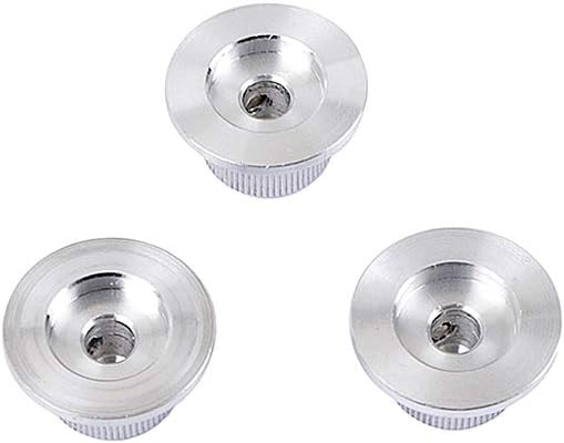 Alnicov 3Pcs Metal Guitar Control Knobs 6mm Diameter Tone Volume Knobs for Strat Stratocaster Electric Guitar - Image 4