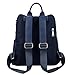 TOPSHINE Women Backpack Purse Water Resistant Nylon Ladies Rucksack with Earphone Hole Shoulder Bag (BLUE)