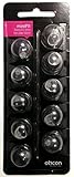 Oticon MiniFit Double Vent Bass Domes: 10-pack (Large 10mm)