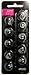 Oticon MiniFit Double Vent Bass Domes: 10-pack (Large 10mm)