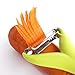 Vegetable Potato Peeler Apple Slicer-Magic Vegetable Peeler Mandoline Slicer for Potatoes Carrots and Cucumbers One for Peel One for Strip, 2 in 1