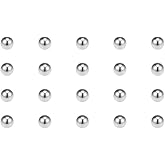 uxcell 0.8mm Bearing Balls 304 Stainless Steel G100 Precision Balls 100pcs