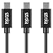 Micro USB Cable, Sztrokia [3-Pack] High Speed USB 2.0 A Male to Micro B Sync and Charge Cables, 1ft, 3ft, 6ft Data Cords for Android, Samsung, HTC, LG etc.