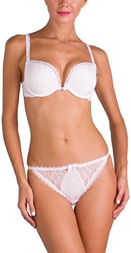 Oil Bag Push up Lace Lingerie Set Deep Plunge Bras and Panty