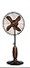 DecoBREEZE Pedestal Standing Fan, 3 Speed Oscillating Fan with Adjustable Height, Coppertino, Antique Fan, 18 inches