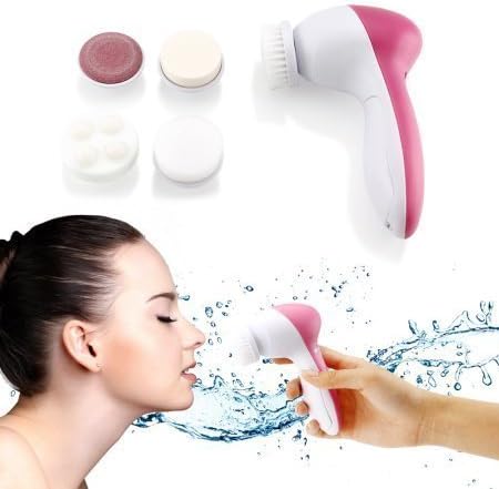 EASY BREATHER Beauty Care Brush Deep Clean 5 In 1 Electric Facial Cleaner Multifunction Massager Relief