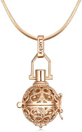KingSix 18K Gold Plated Pearl Pendant Necklace K21463 - Lucky Censer ( Champagne )
