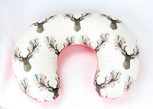 Amazon.com: Coral Stag Nursing Pillow Cover - Breast Feeding Pillow Cover: Handmade