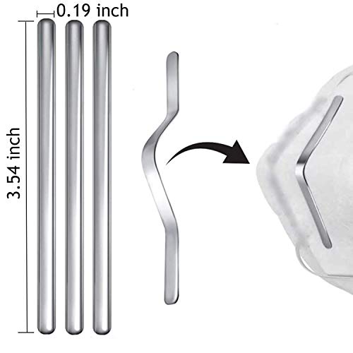 Nose Bridge for Mask, 100 Aluminum Strip Nose Bridge Wire with 32 Yard