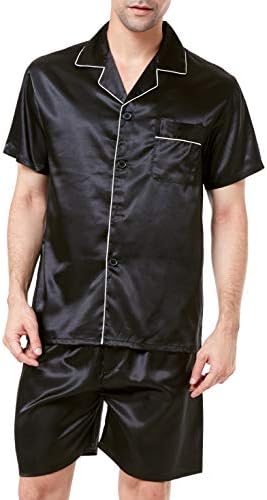 Pj Set Sleepwear Loungewear, Black 