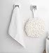 3Pcs Cupboard Towel Hook Kitchen Towel Holder Free Opening Dish Towel Rack Rag Hooks Adhesive Towel Hook Tea Towel Hook