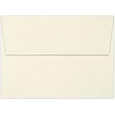 LUXPaper A6 Premium Wove Invitation Envelopes | 4 3/4" x 6 1/2" | Natural White | 80lb. Text | 50 Qty